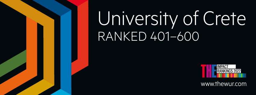 THE Impact Ranking – recognizing best practices at University of Crete